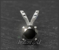 Preview: Brillant Anhänger in 585 Gold, 1,27ct, schwarz